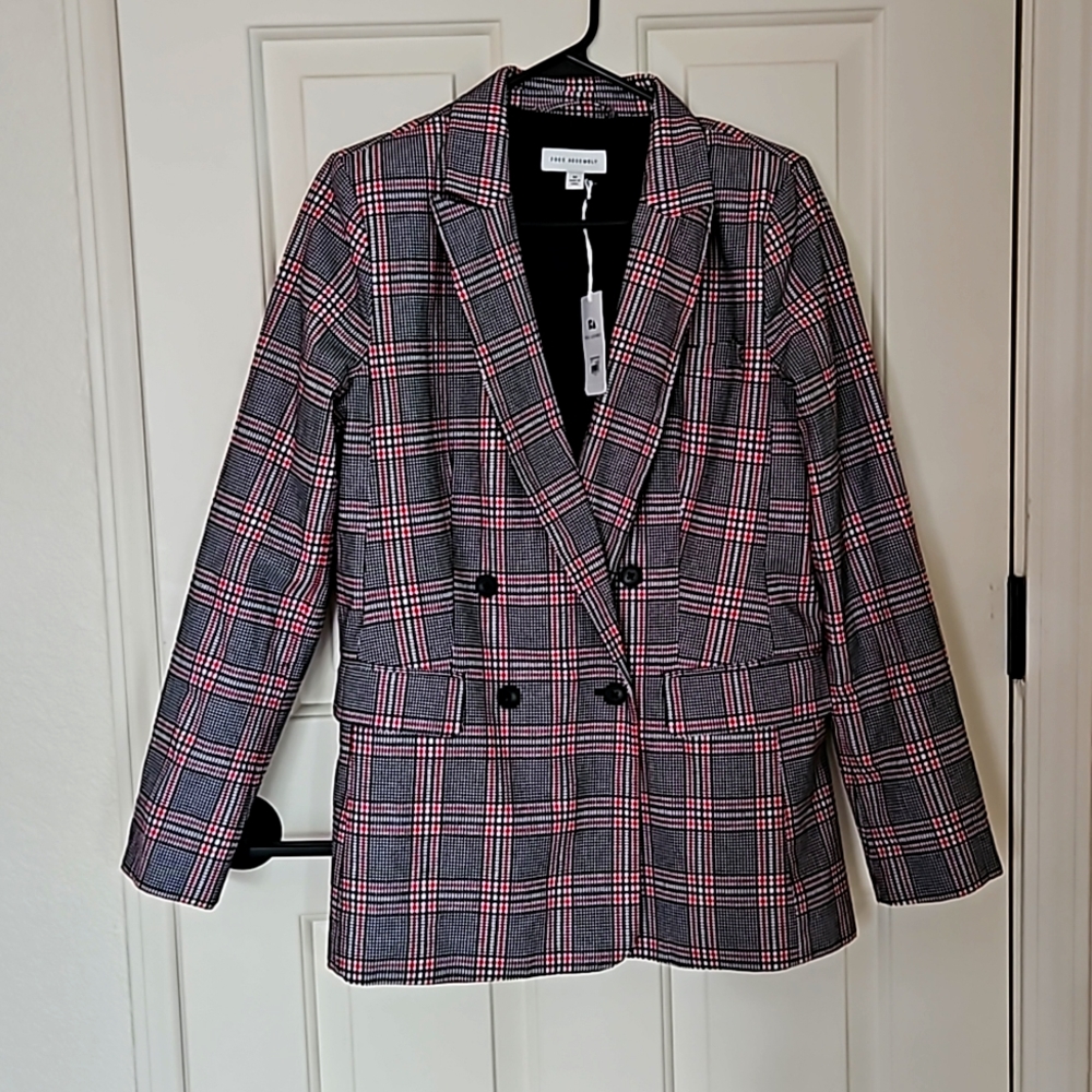 Plaid Blazer